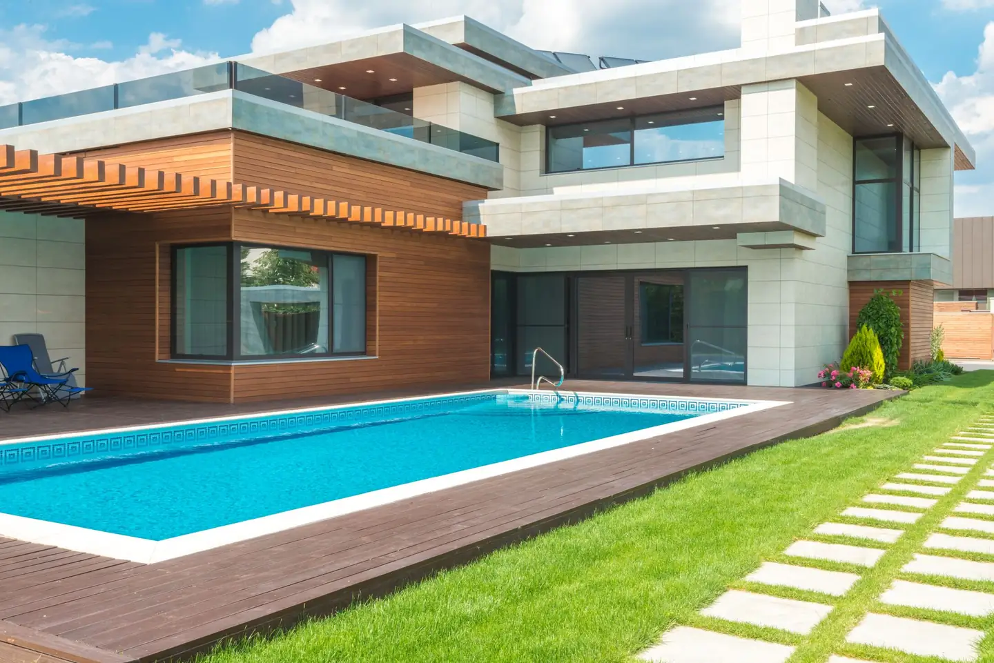 Swimming pool built in Beechwood, NSW